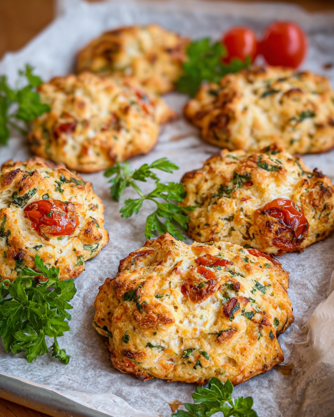 Knusprige Hüttenkäsetaler Low Carb
