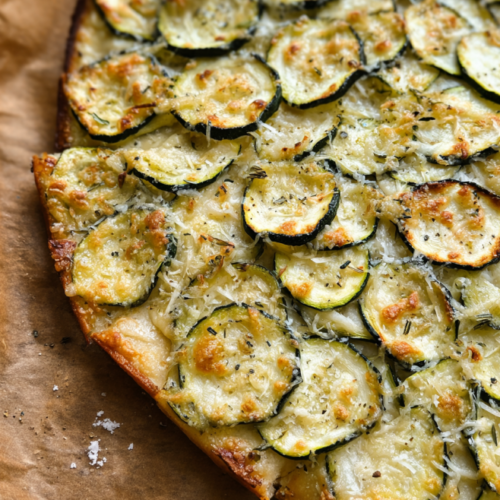 Zucchini Scarpaccia – herzhafte toskanische Zucchinitarte
