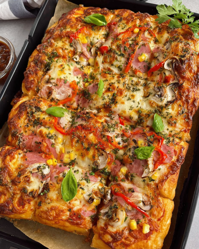 Familien-Blechpizza