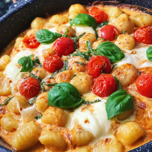 Cremiger Gnocchi Mozzarella Auflauf