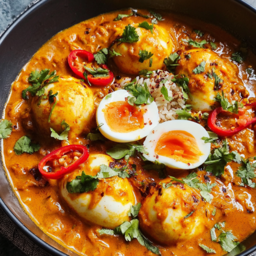 Cremiges Indisches Ei-Curry