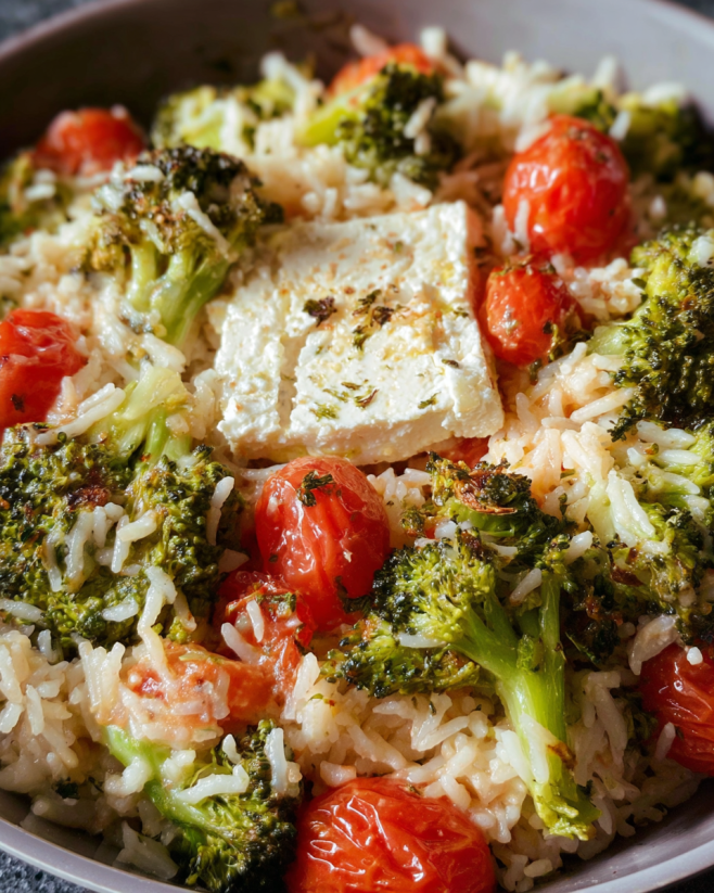 One Pot Reis mit Feta