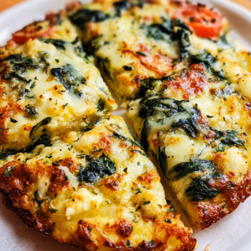 Knusprige Low-Carb Schüttelpizza