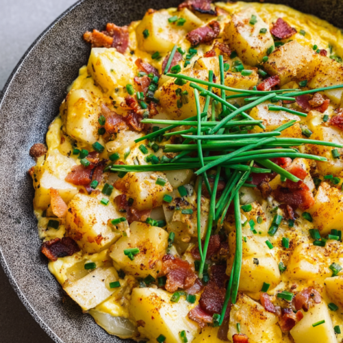Herzhaftes Low-Carb Bauernfrühstück