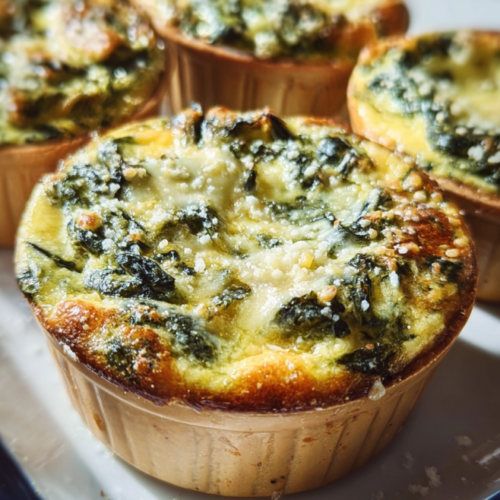 Herzhafte Spinat-Parmesan-Tartes