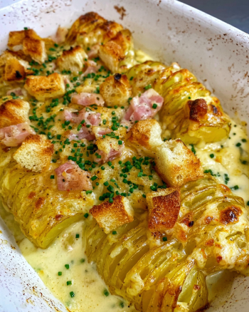 Knusprige Ofenkartoffeln mit Käse