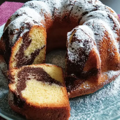 Omas klassischer Marmorkuchen