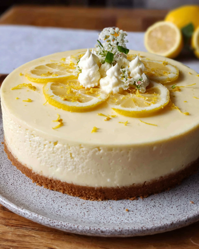 Cremiger Frischkäse-Zitronen-Kuchen