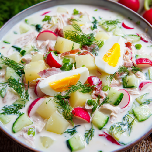 Okroschka – Kalte russische Sommersuppe nach