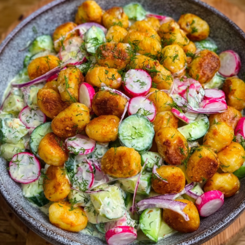 Crunchy Gnocchi Salat