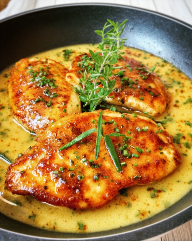 Hähnchenbrust mit Café de Paris Sauce