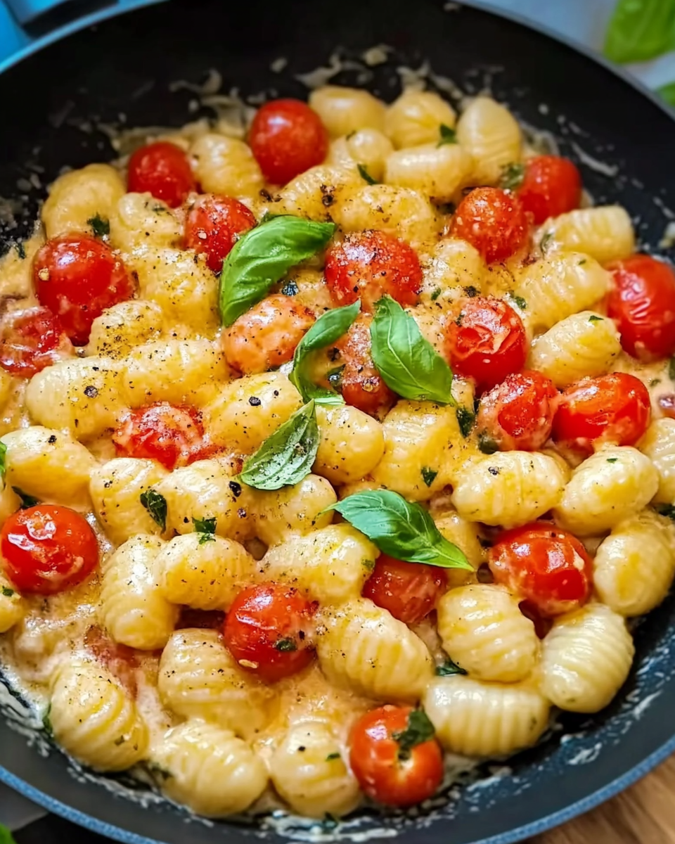 Flotte Gnocchi-Käse-Pfanne