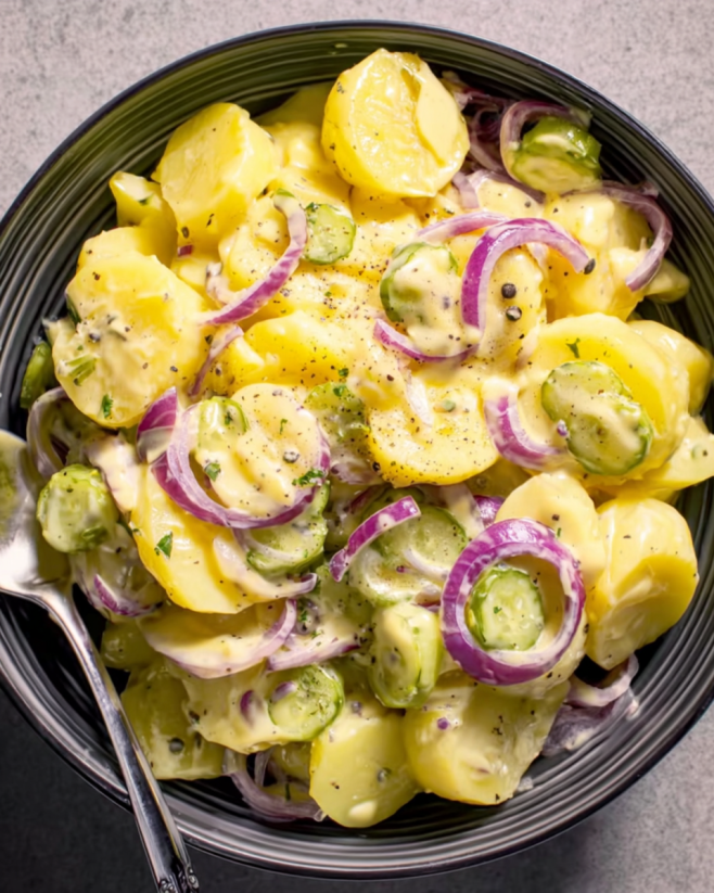 Einfacher Kartoffelsalat wie bei Oma
