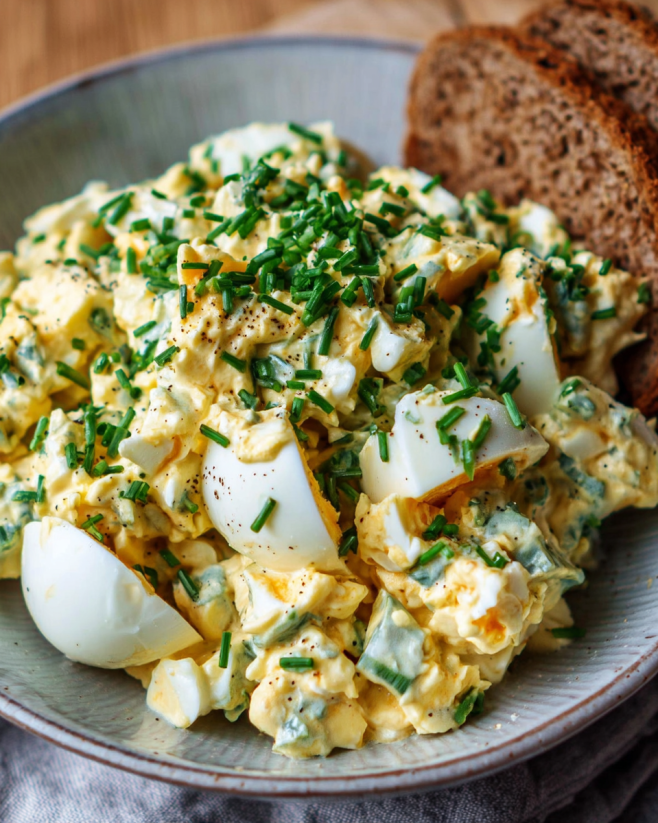 Leichter Eiersalat ohne Mayo