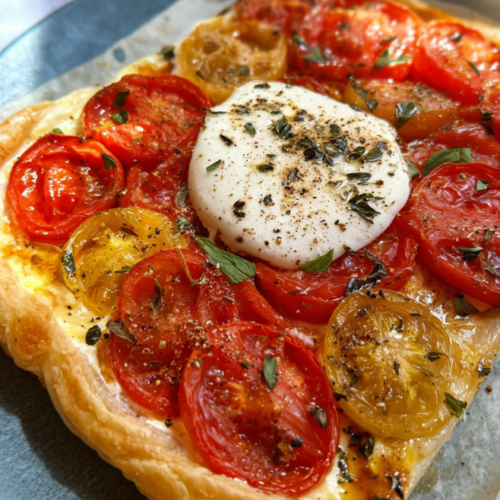 Knusprige Tomaten-Blätterteig Tarte