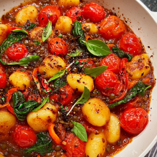 Ofengebackene Gnocchi mit Tomaten