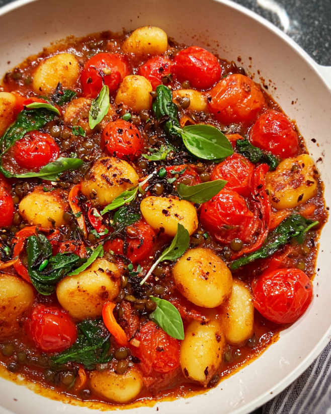 Ofengebackene Gnocchi mit Tomaten
