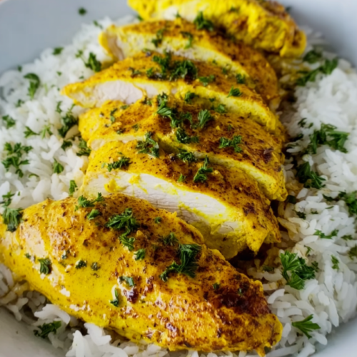 Goldenes Kurkuma-Hähnchen Rezept