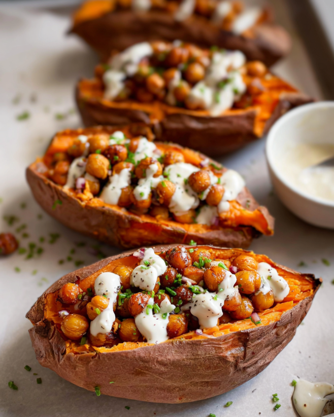 Knusprige Ofen-Süßkartoffeln