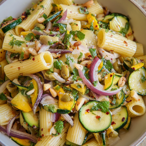 Zucchini Nudelsalat