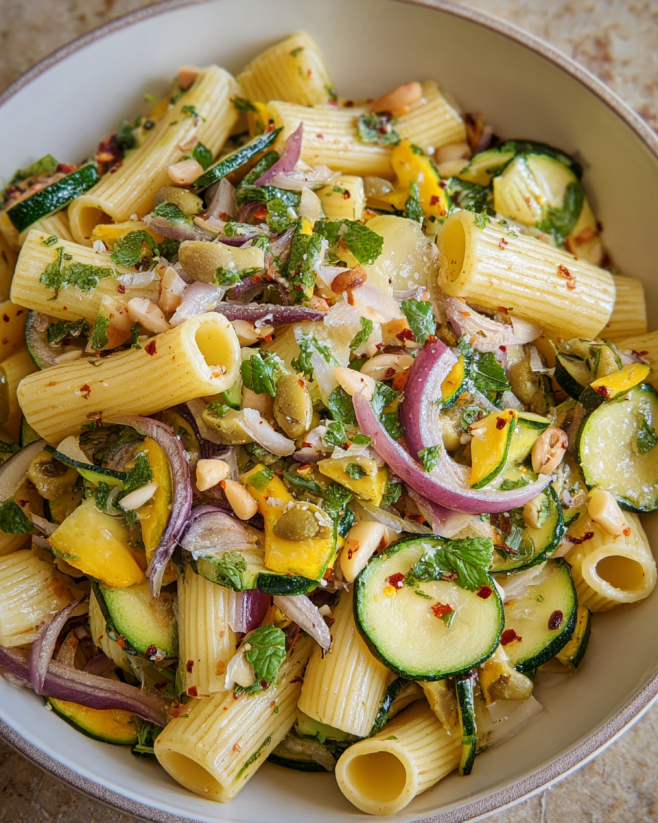 Zucchini Nudelsalat