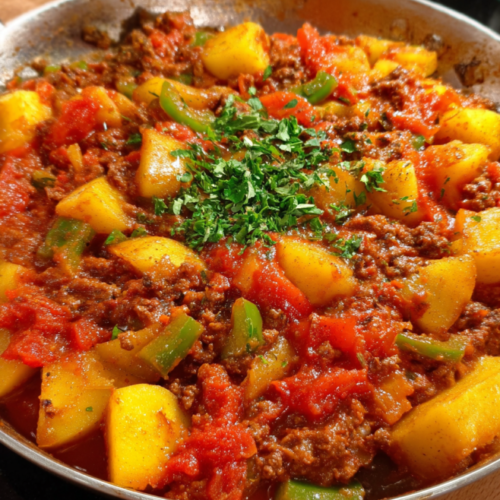 Herzhaftes Gemüseragout mit Kartoffeln