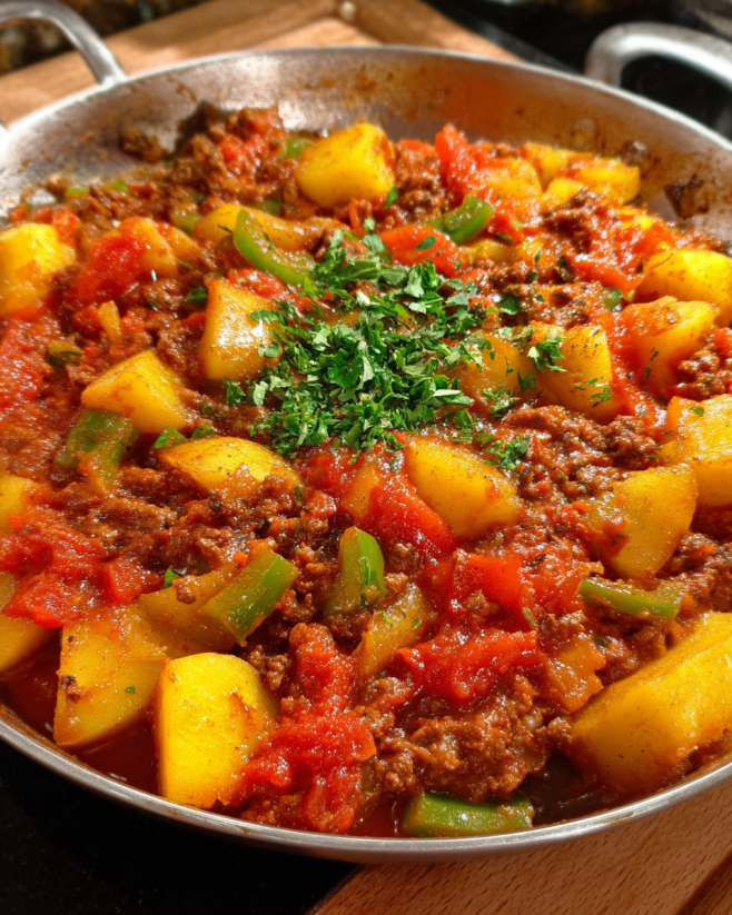 Herzhaftes Gemüseragout mit Kartoffeln