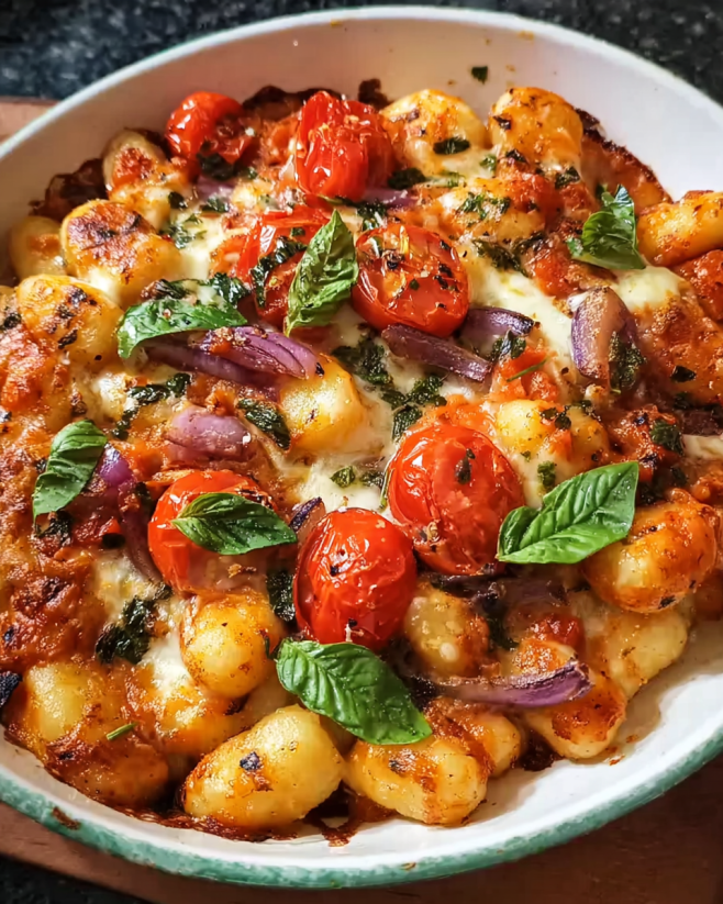Mediterraner Gnocchi Käseauflauf