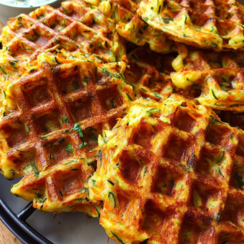 Knusprige Gemüsewaffeln selber machen
