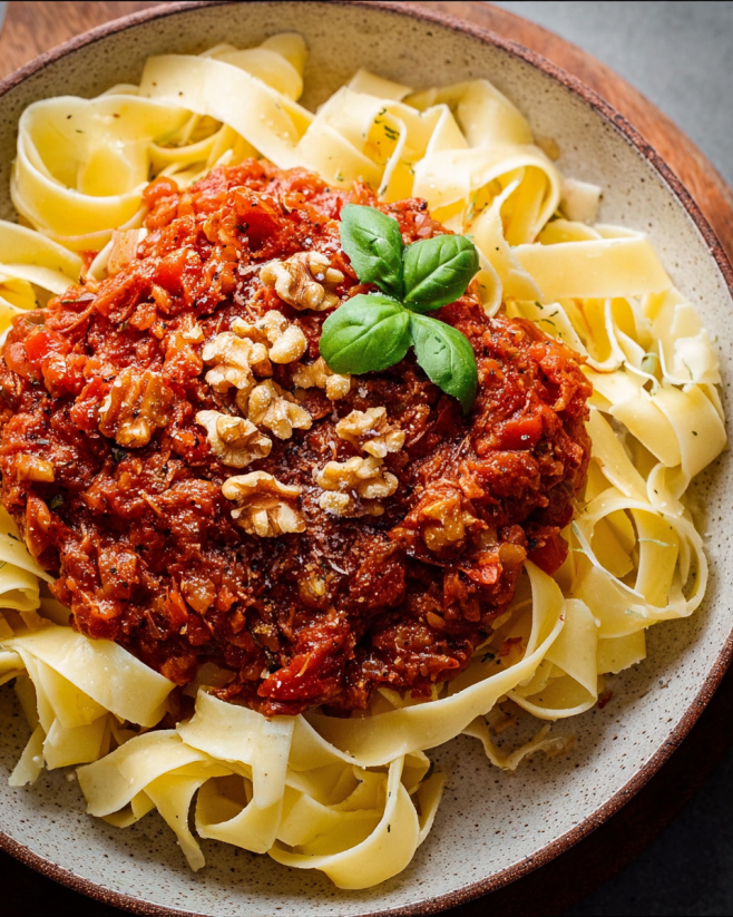 Cremige Spinatlasagne mit Tomaten