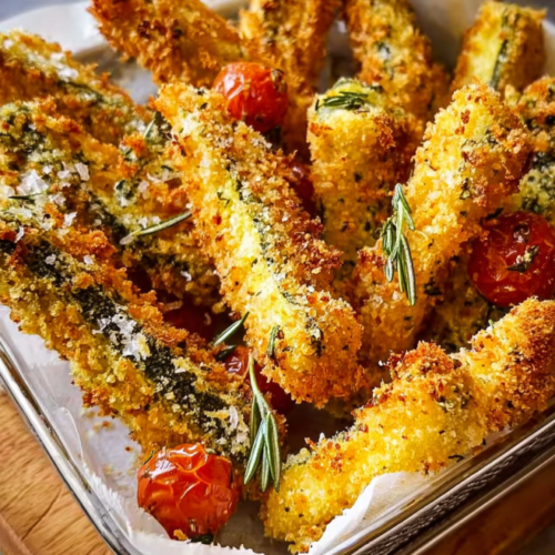 Knusprige Zucchini-Kroketten