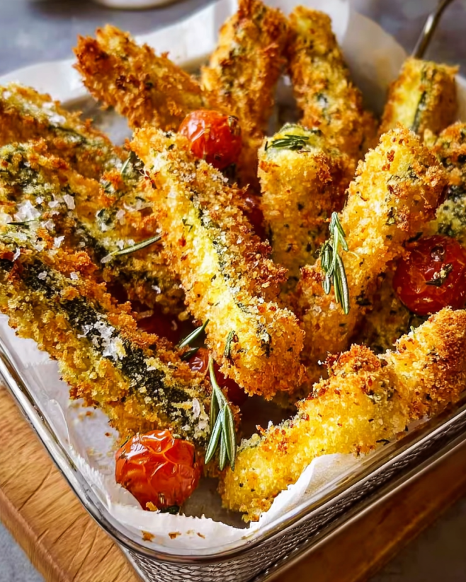 Knusprige Zucchini-Kroketten
