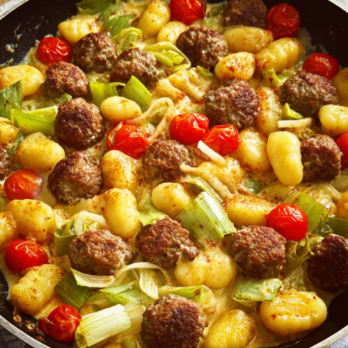 Gnocchi-Pfanne mit Lauch
