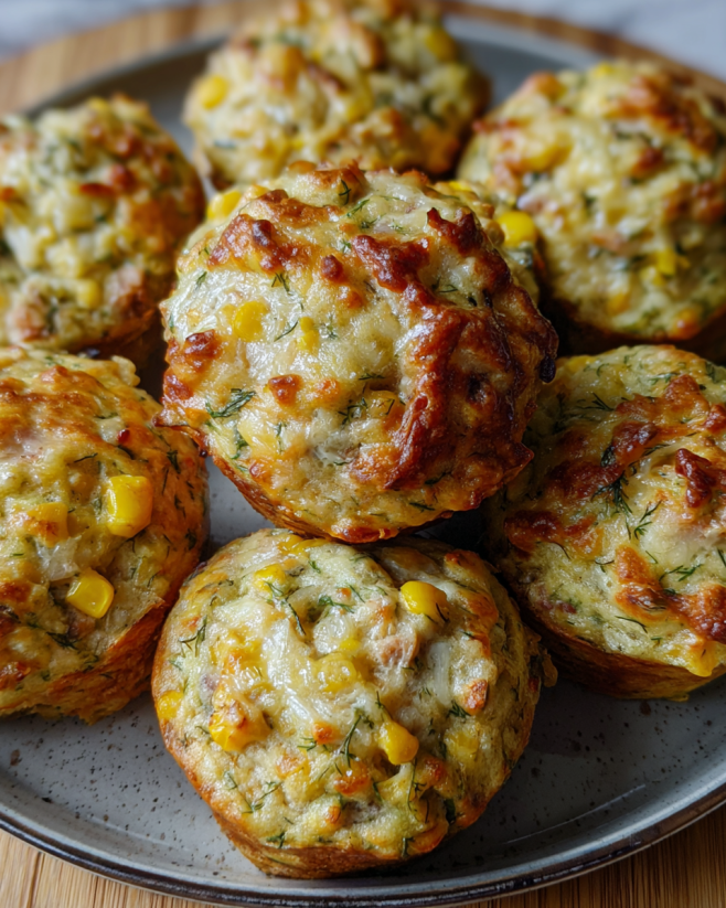 Herzhafte Thunfisch-Mais Muffins