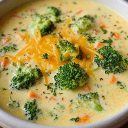 Cremige Brokkoli Käse Suppe