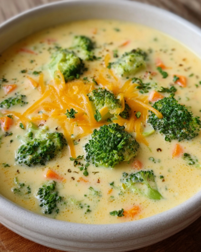 Cremige Brokkoli Käse Suppe