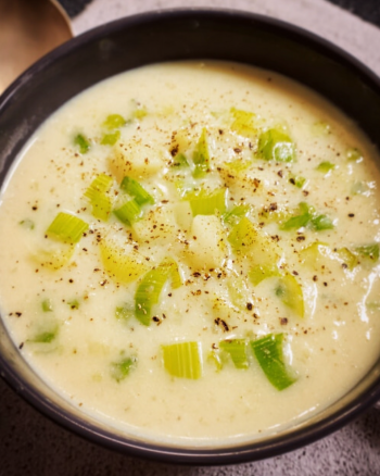 Cremige Käse Lauch Suppe