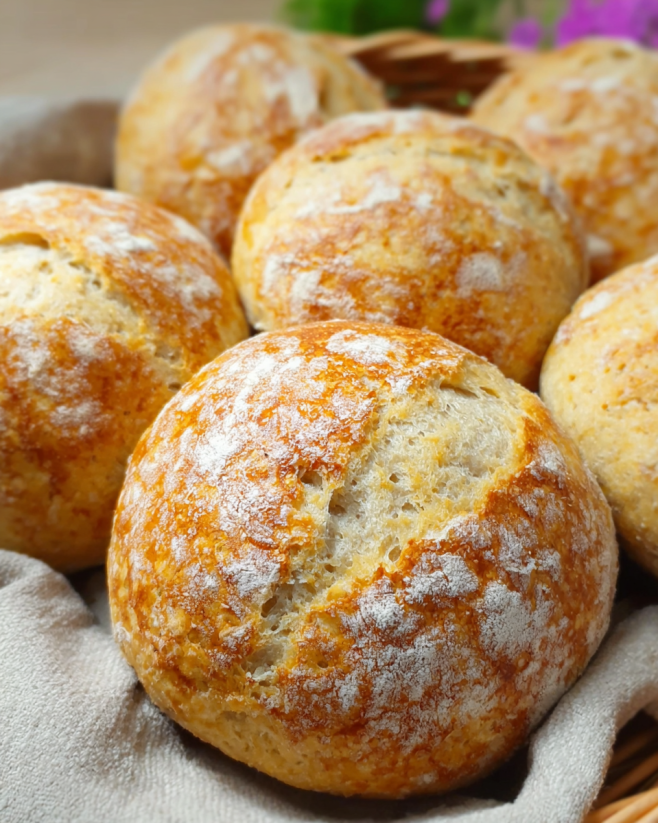Schnelle Quarkbrötchen ohne Hefe