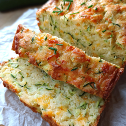 Zucchinibrot mit Käse