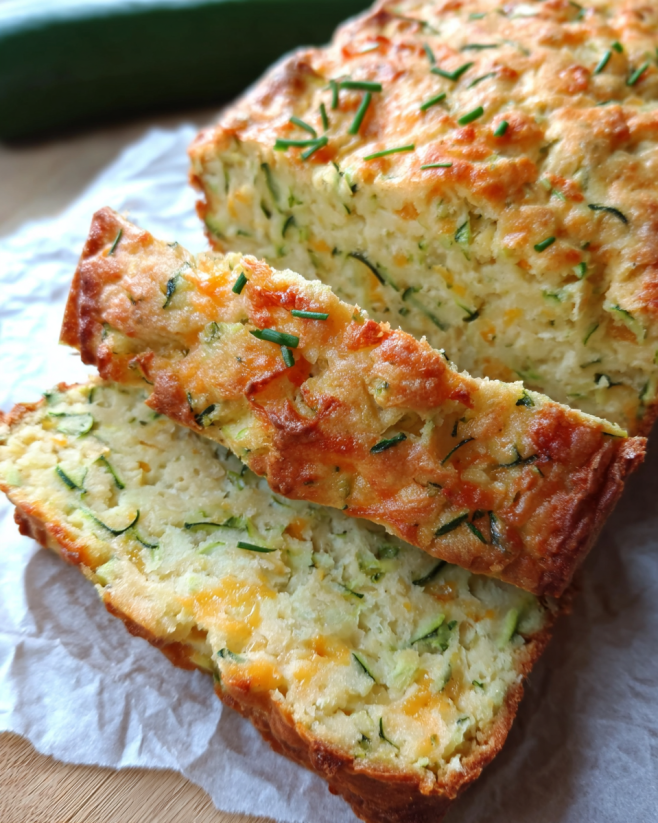 Zucchinibrot mit Käse