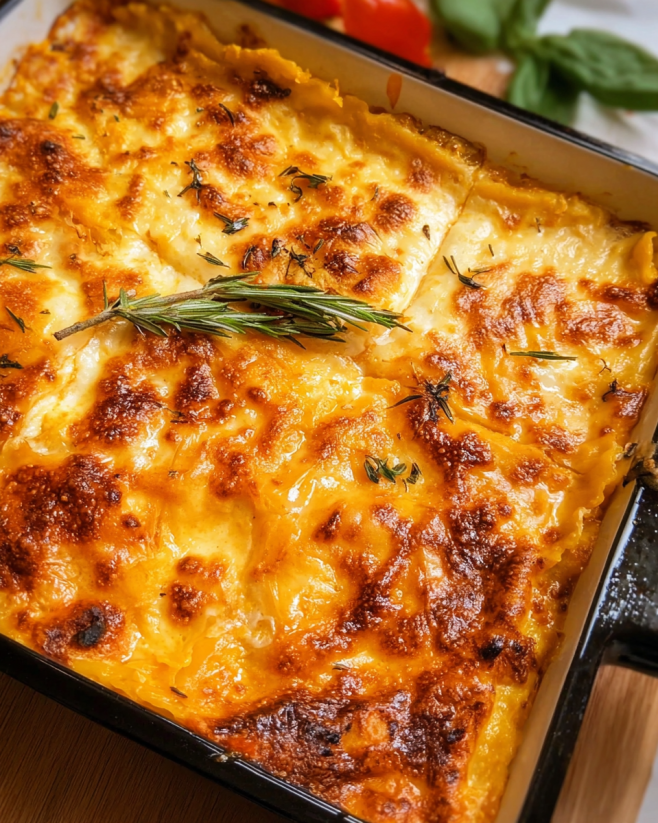 Kürbis-Lasagne mit Bechamel