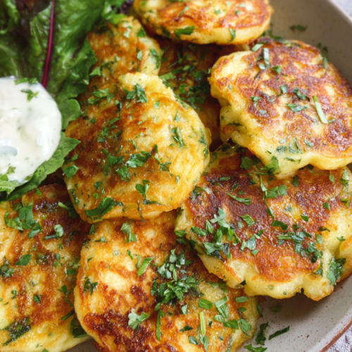 Knusprige Kartoffelpuffer aus Resten