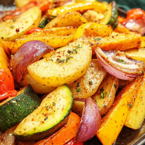 Herzhaftes Ofengemüse mit Kartoffeln