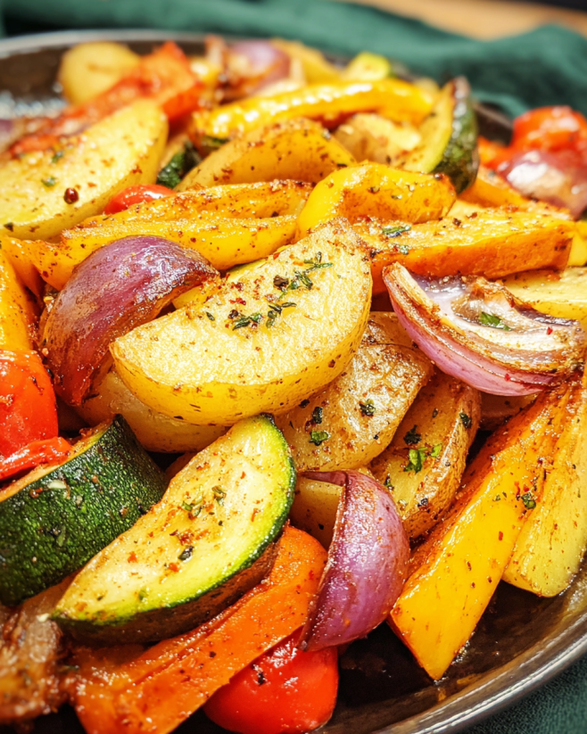 Herzhaftes Ofengemüse mit Kartoffeln