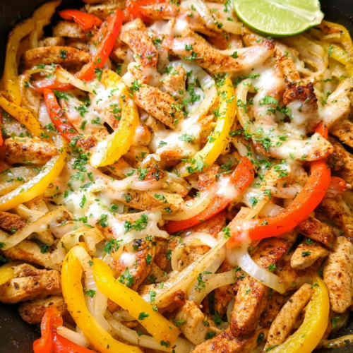 Hähnchenpfanne mit Paprika