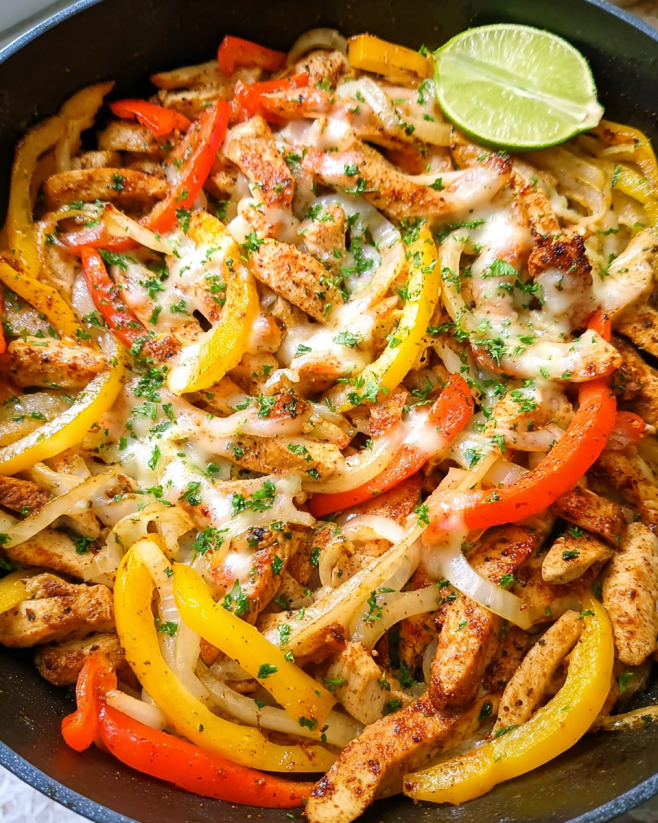 Hähnchenpfanne mit Paprika