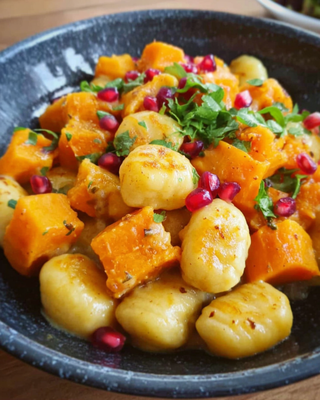 Cremige Gnocchi-Kürbis-Pfanne Genuss