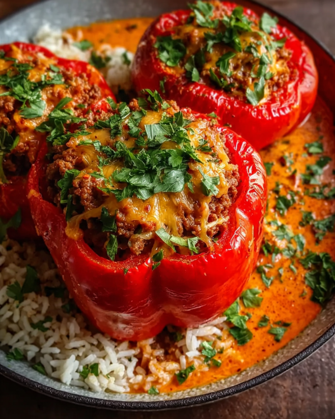 Herzhaft Gefüllte Paprika Deluxe