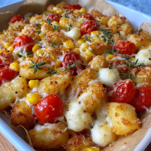 Knusprige Airfryer-Gnocchi-Pfanne