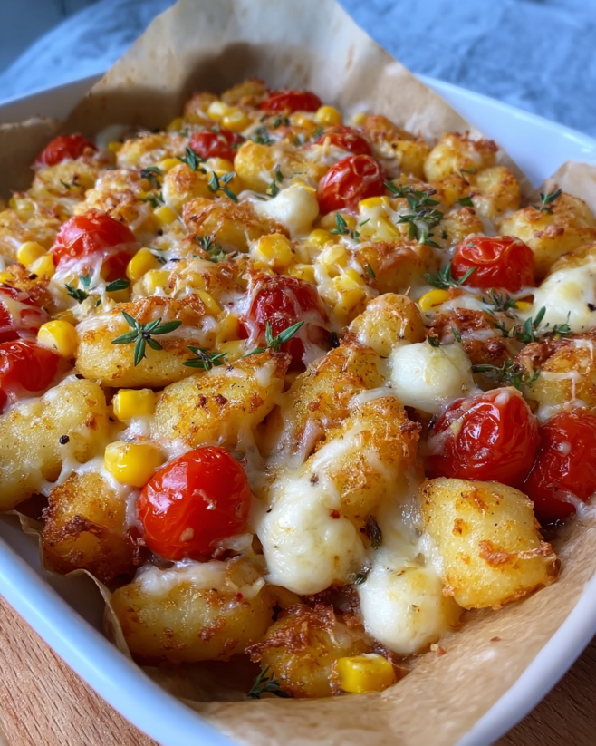 Knusprige Airfryer-Gnocchi-Pfanne
